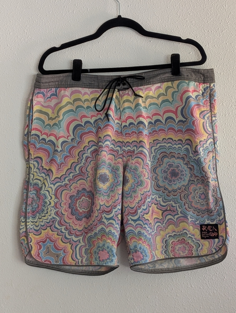 RVCA Pastel Kaleidoscope Print Men's Board Shorts